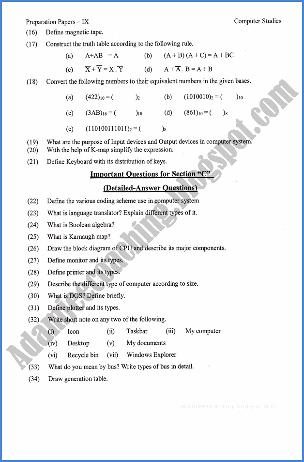 computer-science-9th-adamjee-coaching-guess-paper-2019-science-group