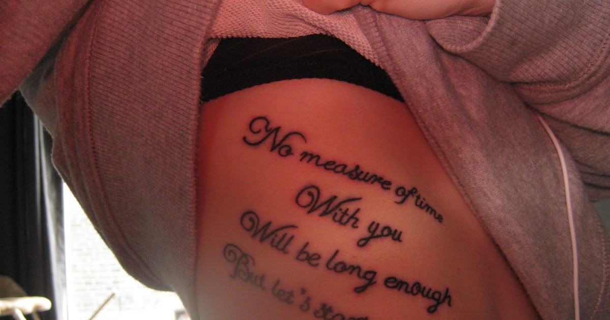 Twilight Saga Inspired Tattoos: NO MEASURE OF TIME WITH YOU WILL BE LONG ENOUGH, BUT LET'S START ...