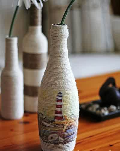 Glass bottle craft ideas