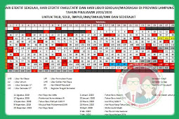 Kalender Pendidikan 2019/2020 Lampung RESMI