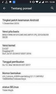 Rom CM 12.1 Pure Lenovo A369i