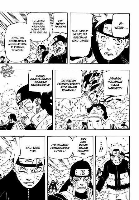 Komik Naruto Chapter 614 Ver Text dan  Ver Gambar  (Bhs. Indonesia), RIP Neju Hyuga, Detik-detik meninggalnya Hyuuga Neji, Sang Jenius Neju Meninggal, Komik Terbaru Naruto, Blog Komik Naruto Terupdate