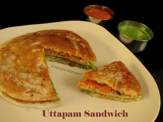 South Indian Uttapam Sandwich 