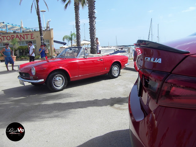 Salento V12 alfa romeo giulia quadrifoglio e fiat 124 spider campomarino di maruggio