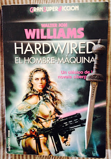 Portada del libro Hardwired, de Walter Jon Williams