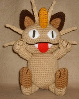 PATRON MEOWTH (POKEMON) AMIGURUMI 1633