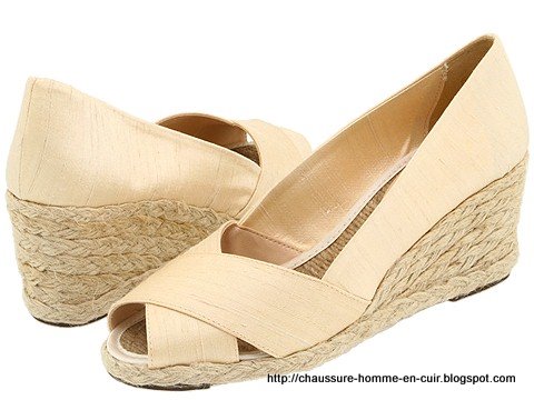 Chaussure homme en cuir:K633639