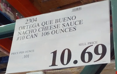 Deal for 106 oz can of Que Bueno Nacho Cheese at Costco