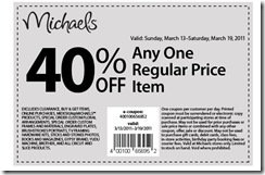 Michaels40%
