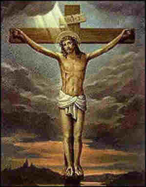 Nice Painting of Jesus on the Cross Wallpaper