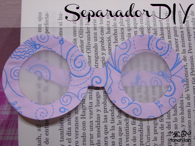 Separador de libros DIY