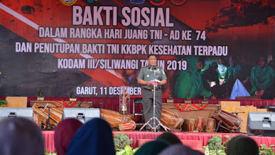 Jelang Hari Juang TNI AD, Kodam III/Siliwangi Selalu Ingin Berbuat  Terbaik Bagi Masyarakat