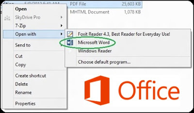 Microsoft Word 2013 Dapat Digunakan Untuk Mengedit File PDF