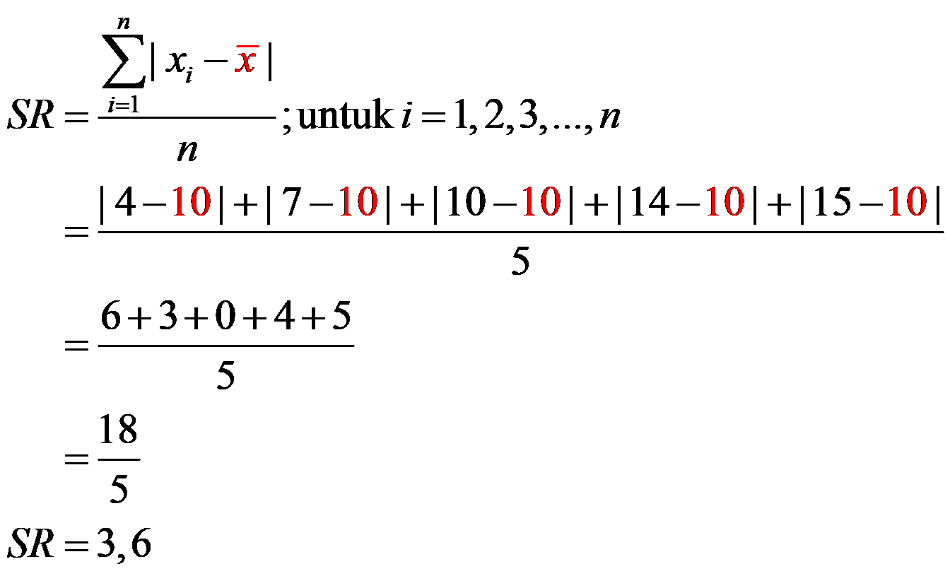 Soal Simpangan Rata-rata