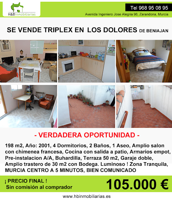 duplex en los dolores de murcia