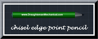 Chisel-Edge-Point-Pencil