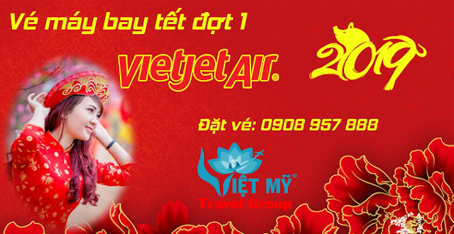 Vietjet Air mở bán vé máy bay tết 2019 đợt 1