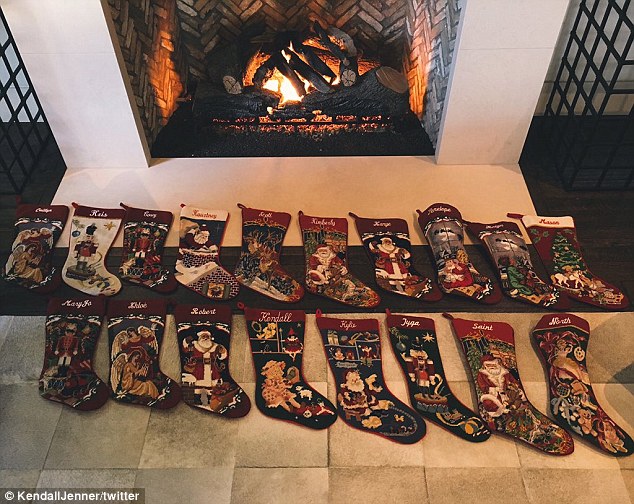 Checkout The Kardashian Family Christmas Stockings, Kendall Jenner, Entertainment, Celebs, 