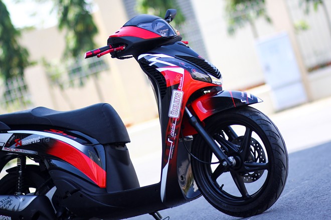 Honda Sh sơn tem đấu cực đẹp và phong cách