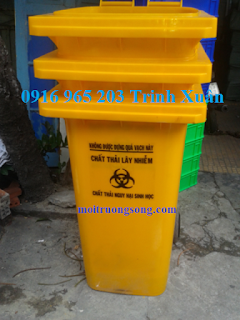 thùng rác 240 lít y tế