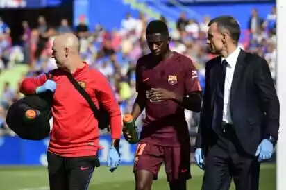 Dembele Injured In First Barca League Start