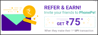 PhonePe Refer& Earn Rs.75