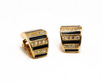 dior earrings gold