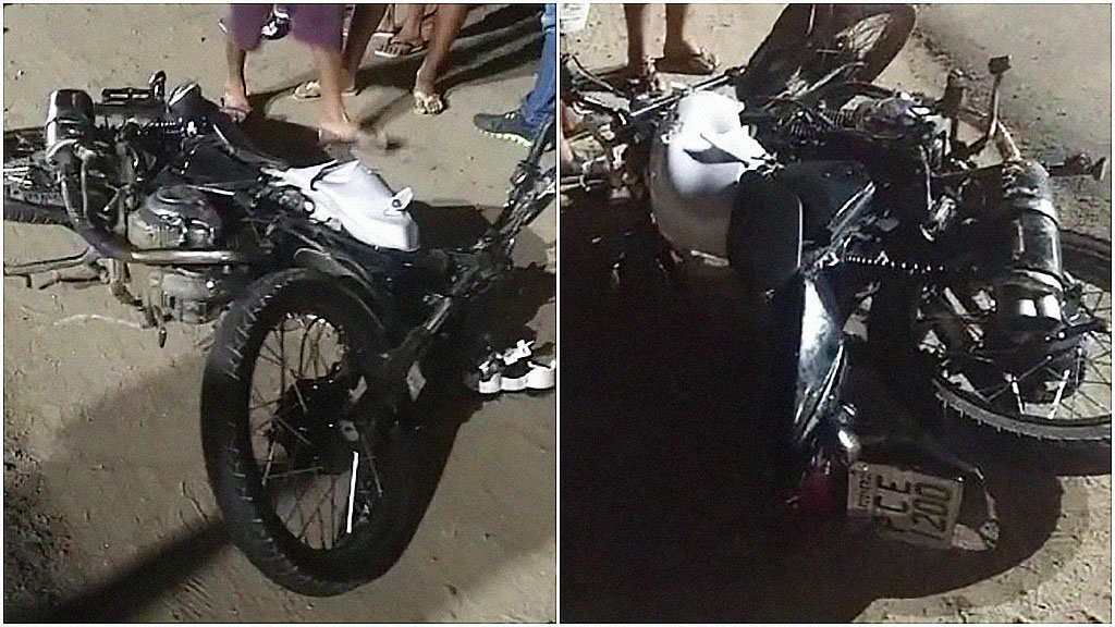 Motociclista fica ferido após ser atingido por caminhão, em Arcoverde