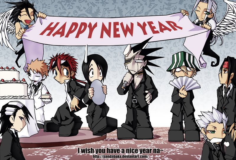 cartoon new year