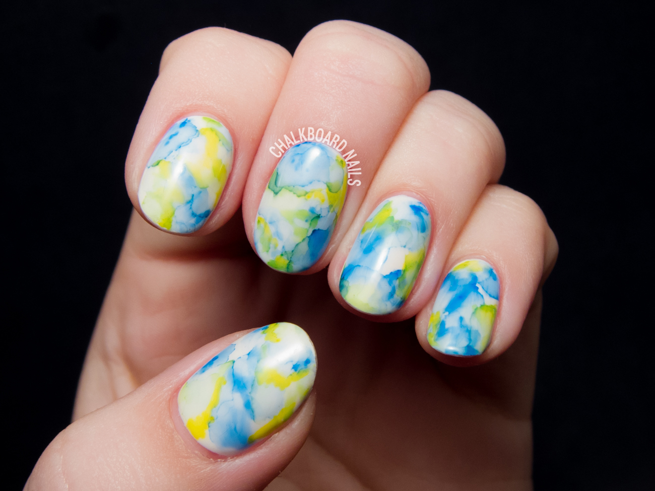  Nail Art Ever: Sharpie Marbled Gel Nails  Chalkboard Nails  Nail Art