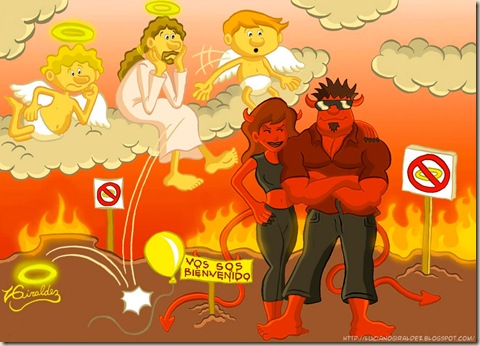 infierno ateismo humor grafico dios biblia jesus religion desmotivaciones memes (10)
