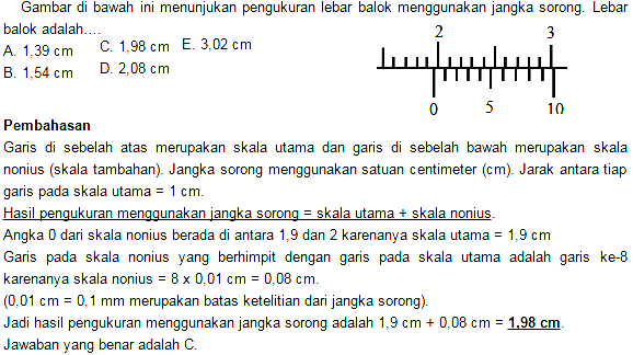 Bagaimana Cara Menghitung Jangka Sorong dengan Mudah 