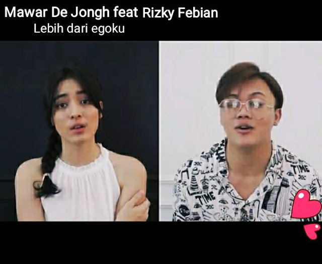 Lirik Lagu dan Kunci Gitar Mawar De Jongh feat Rizky Febian-Lebih Dari Egoku