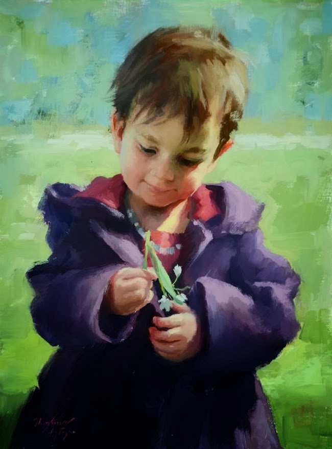 Beautiful Childhood Paintings by Marci Oleszkiewicz | American Artist