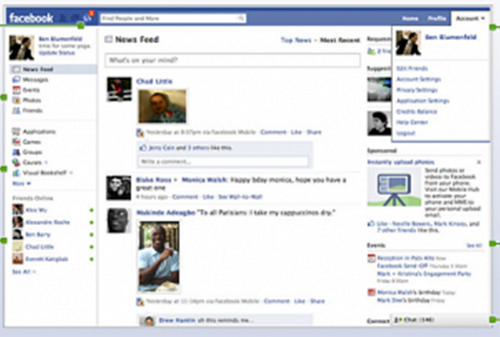 Facebook Template Layout