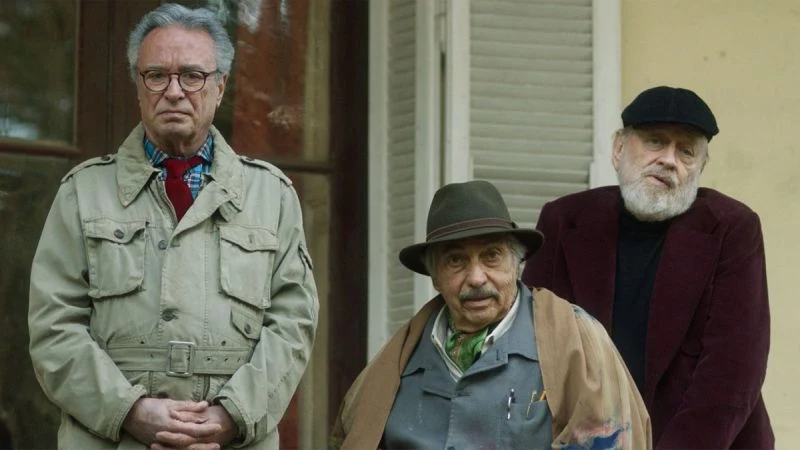Oscar Martínez, Luis Brandoni y Marcos Mundstock