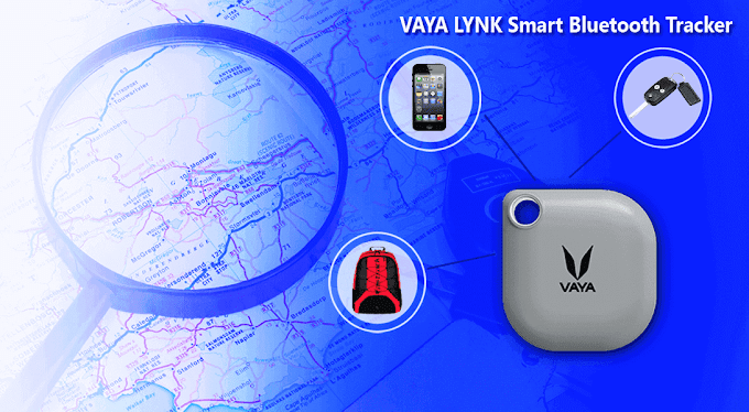 VAYA LYNK Smart Bluetooth Tracker- Key Finder, Phone Finder, Smart Lost Item Tracker with Replaceable Battery