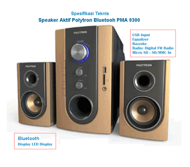  Harga Speaker  Aktif Polytron PMA 9300 Bluetooth Terkini 
