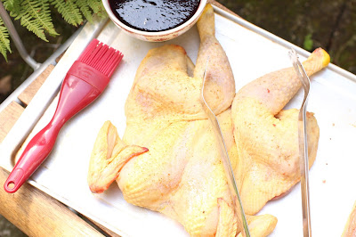 ouvrir poulet en deux pour griller