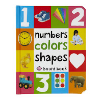 board book about science, numbers, colors and shapes for little kids and children