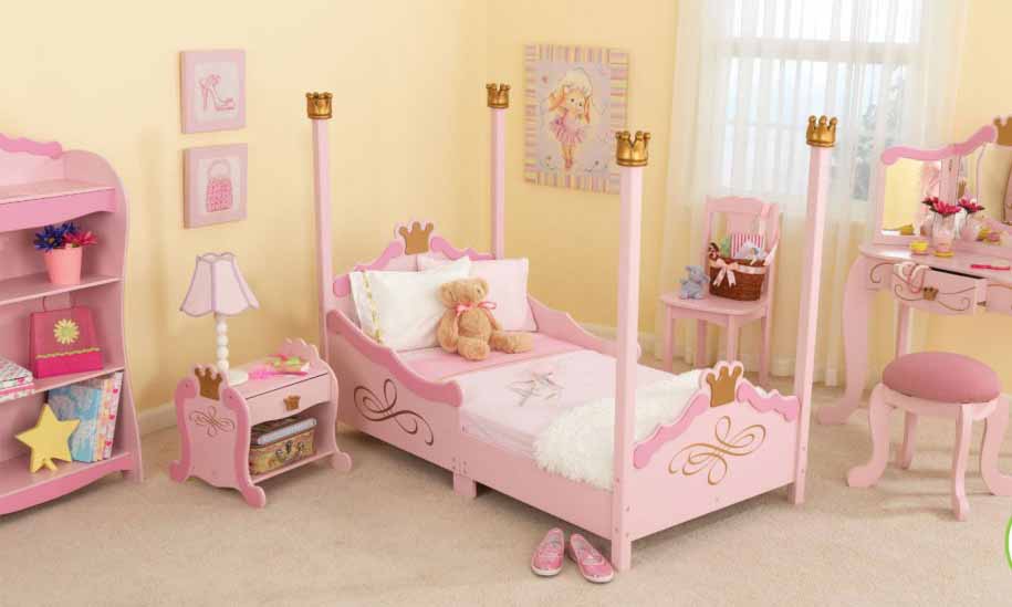 Desain Tempat Tidur Putri Kerajaan Untuk Kamar Tidur Anak 