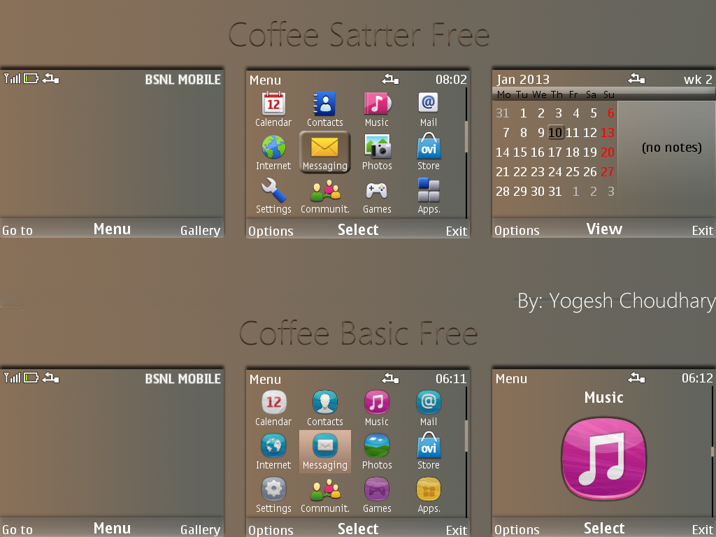 The Cleanest Themes for Nokia C3-00, Asha 200, Asha 201 & Asha 302 (1)