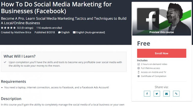 [100% Free] How To Do Social Media Marketing for Businesses (Facebook)