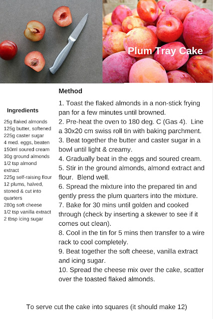 Recipe for plums