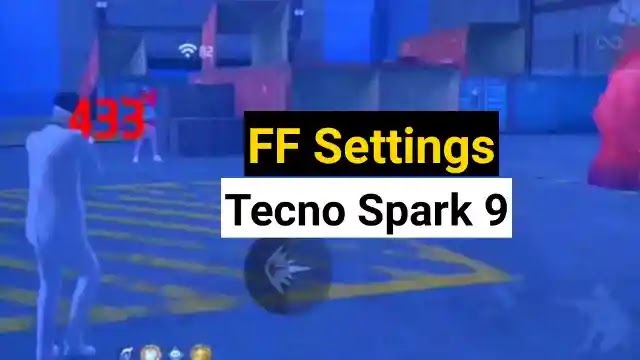 Free fire best settings for headshot Tecno Spark 9: Sensi and dpi