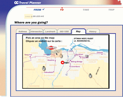 Figure 4. An animation of depicting how the map tool works.