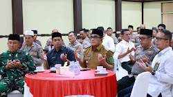 Bupati HSU H. Sahrujani Hadiri Doa Lintas Agama Peringatan Hari Bhayangkara ke-79 di Polres HSU