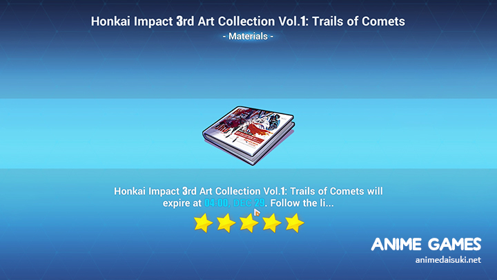 Honkai Impact 3rd Art Collection Vol.1 Trails of Comets