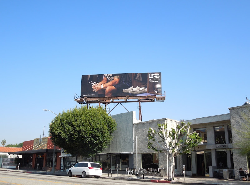 UGG Australia Men locker room billboard