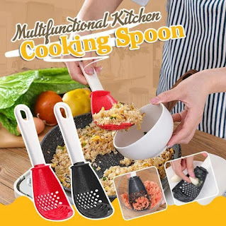 Multifunctional Heat-resistant Kitchen Cooking Spoon